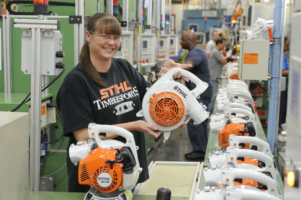 STIHL USA, περιοχές εστίασης